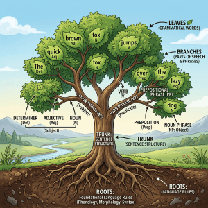 Sentence Segmentation Example Tree Tree diagram of sentence structure – Aula de Recursos.